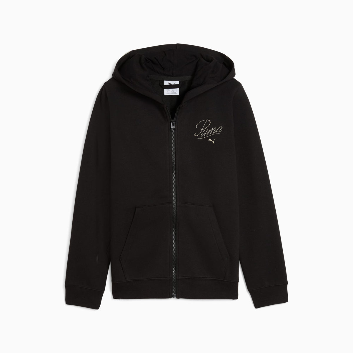 Felpa Ess Script Full-Zip - Nero