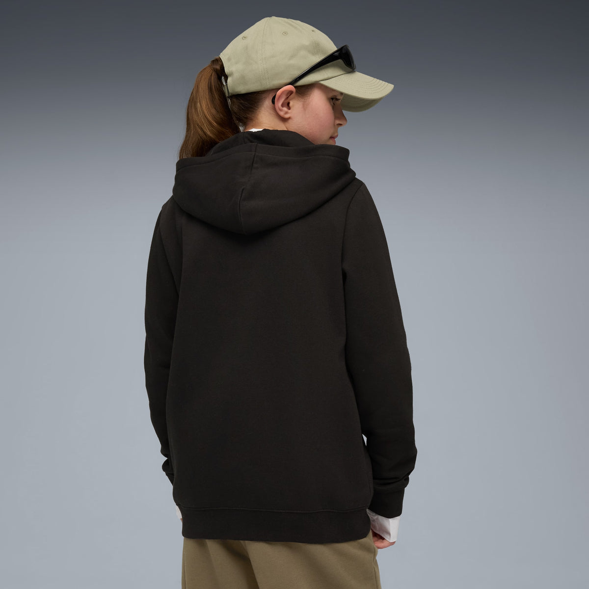 Felpa Ess Script Full-Zip - Nero