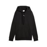 Felpa con cappuccio in pile Essentials dal taglio morbido da donna - Nero