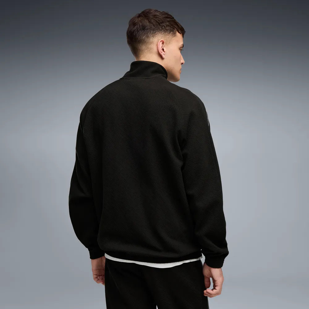 Giacca sportiva con zip PUMA Class dal taglio morbido da uomo - Nero