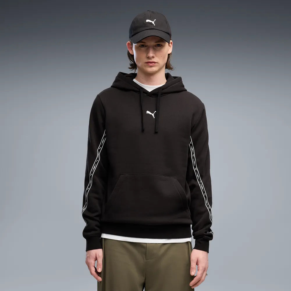 Felpa Essentials Tape Hoodie Fleece - Nero