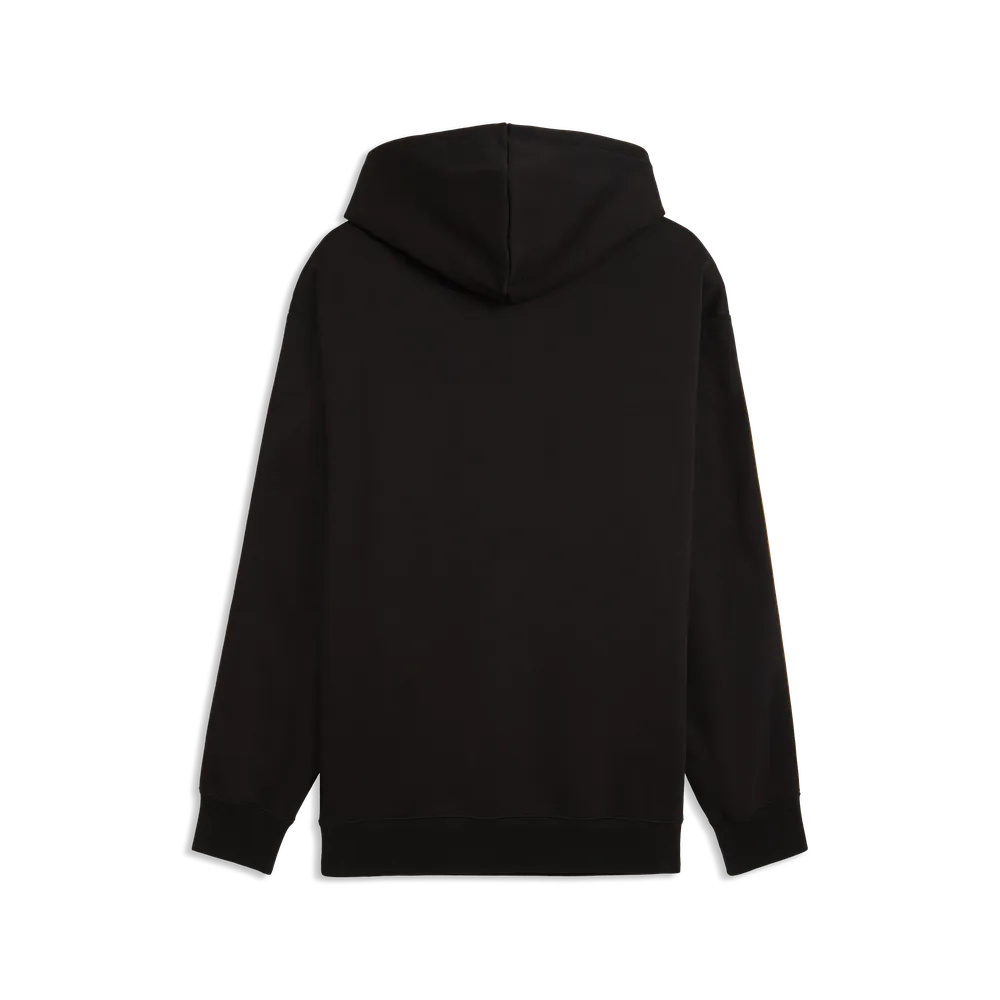 Felpa con cappuccio Essentials Elevated dal taglio morbido da uomo - Nero