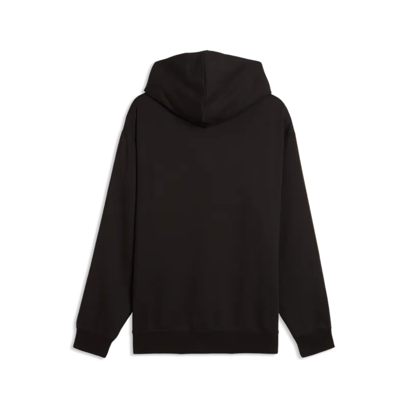 Felpa Essentials Elevated Tape Relaxed Full-Zip Hoodie Fleece - Nero