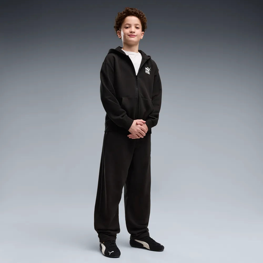 Felpa Mid90s Relaxed Full-Zip Hoodie Boys - Nero