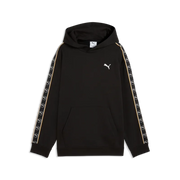 Felpa Essentials Elevated Tape Relaxed Hoodie Fleece Boys - Nero