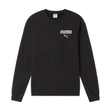 Felpa Essentials Graphic Crew Fleece - Nero