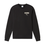 Felpa Essentials Graphic Crew Fleece - Nero