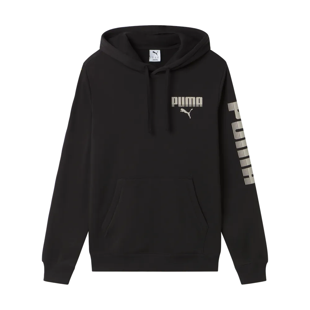 Felpa Essentials Graphic Hoodie Fleece - Nero