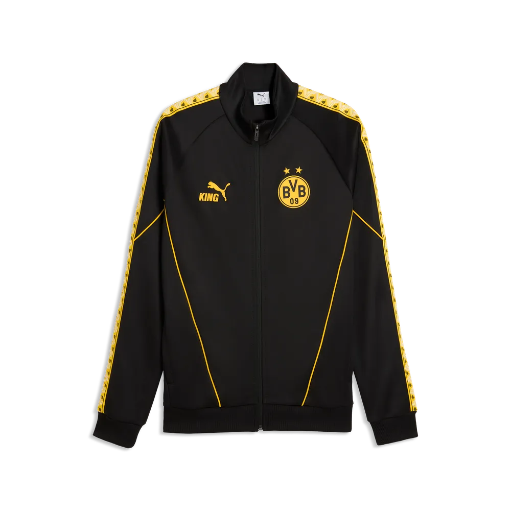 Giacca con zip integrale Borussia Dortmund KING Anthem da uomo - Nero