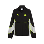 Giacca sportiva Borussia Dortmund PUMATECH-X con zip integrale da uomo - Nero