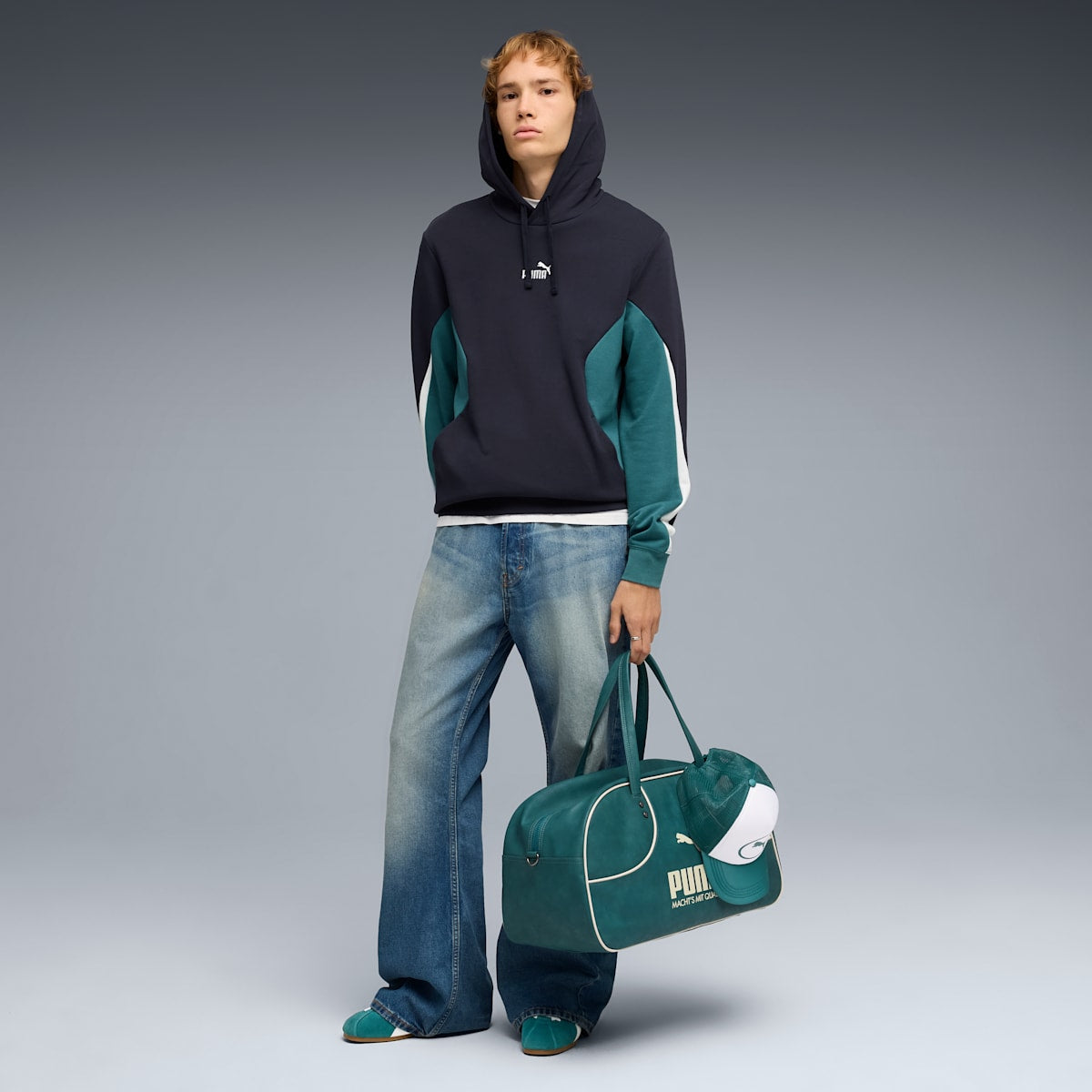Puma ESS Block Hoodie TR - New Navy