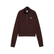 Felpa Essentials Slim Track Jacket - Marrone Cioccolato