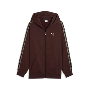 Felpa Essentials Elevated Tape Relaxed Full-Zip Hoodie Fleece - Marrone Cioccolato