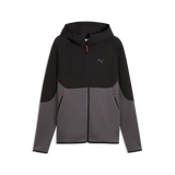 Felpa con cappuccio e zip PUMATECH Elevated da uomo - Grigio
