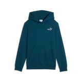 Felpa Essentials 2 Color Small No.1 Logo Hoodie Fleece Boys - Verde Petrolio