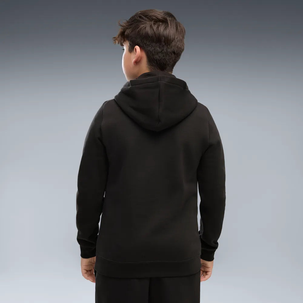 Felpa Essentials 2 Color Small No.1 Logo Hoodie Fleece Boys - Nero