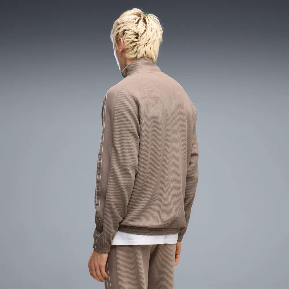 Giacca sportiva con zip PUMA Class dal taglio morbido da uomo - Grigio Topo