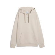 Felpa con cappuccio in pile Essentials dal taglio morbido da donna - Grigio Nebbia