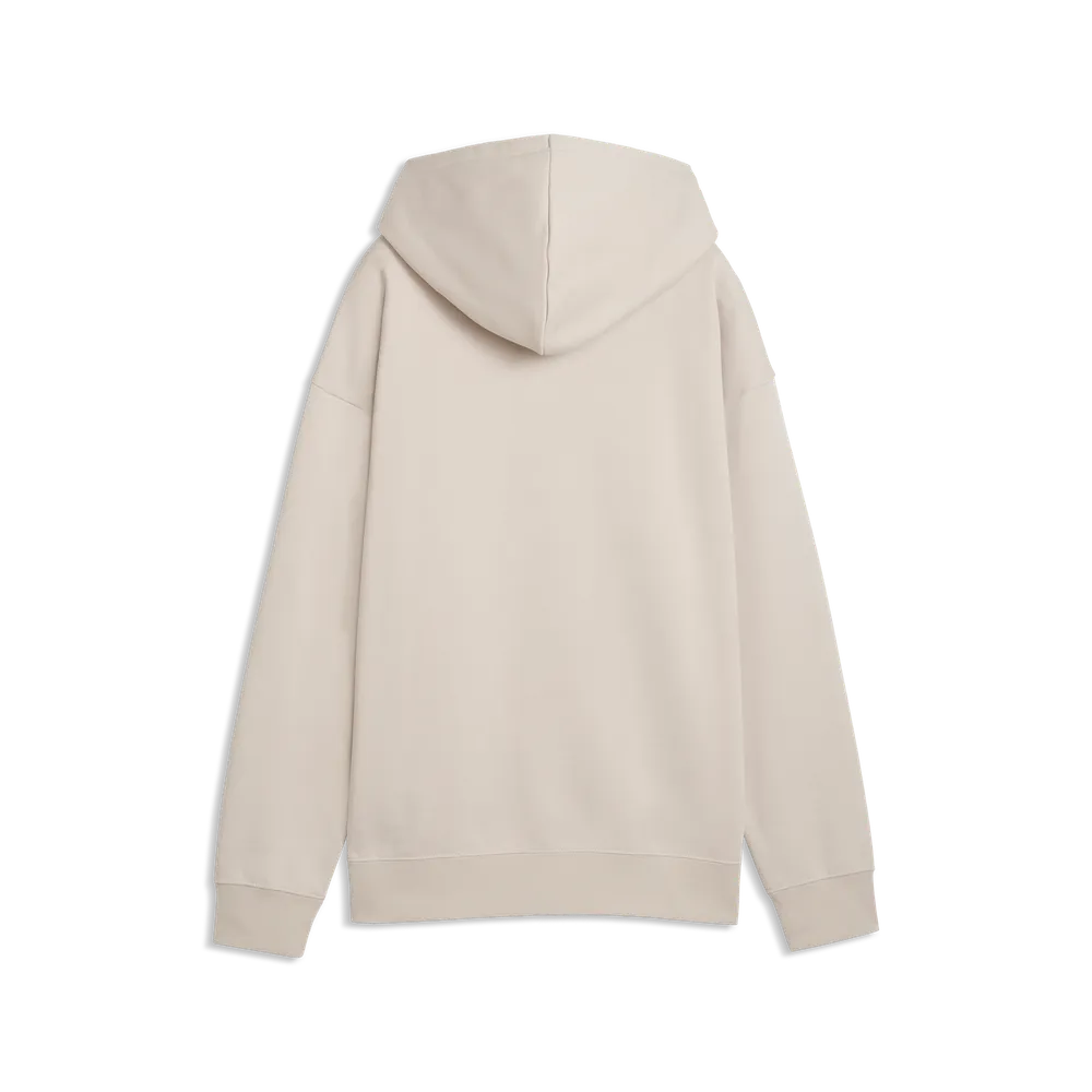 Felpa con cappuccio in pile Essentials dal taglio morbido da donna - Grigio Nebbia
