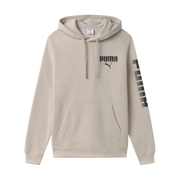 Felpa Essentials Graphic Hoodie Fleece - Grigio Nebbia