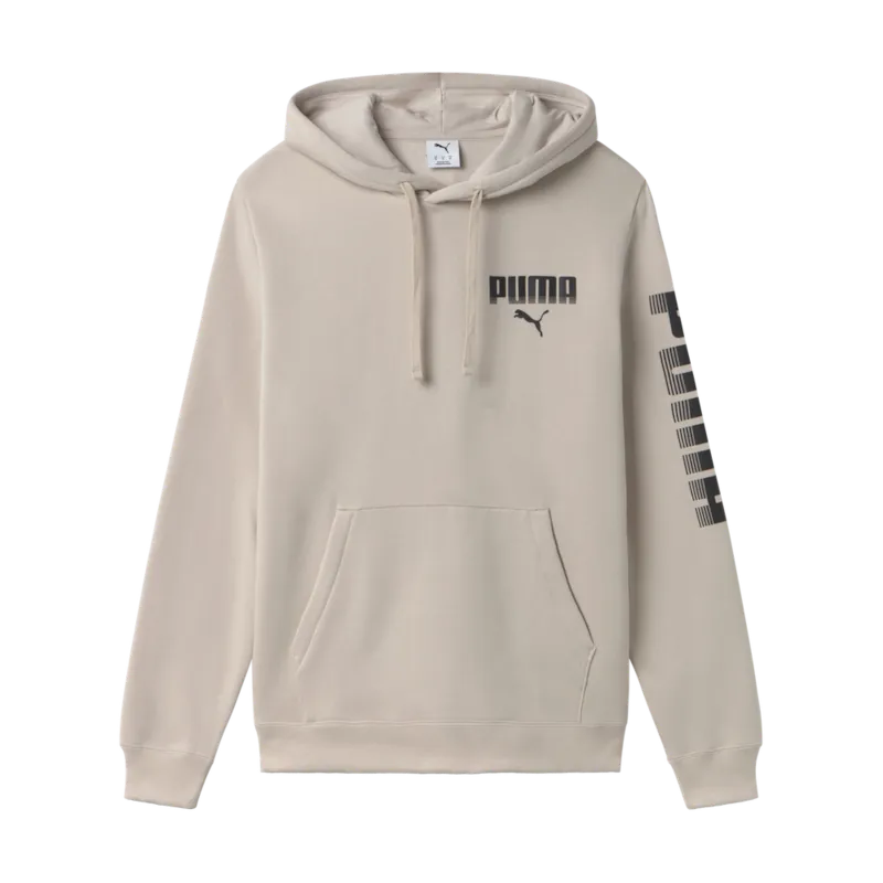 Felpa Essentials Graphic Hoodie Fleece - Grigio Nebbia