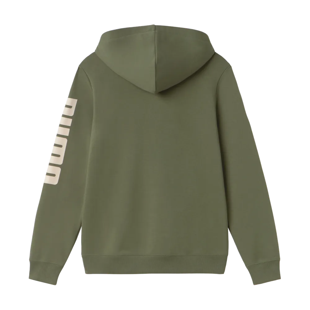 Felpa Essentials Graphic Hoodie Fleece Boys - Verde Muschio