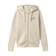 Felpa Essentials+ RHINESTONE Full-Zip Hoodie Fleece - Bianco Neve