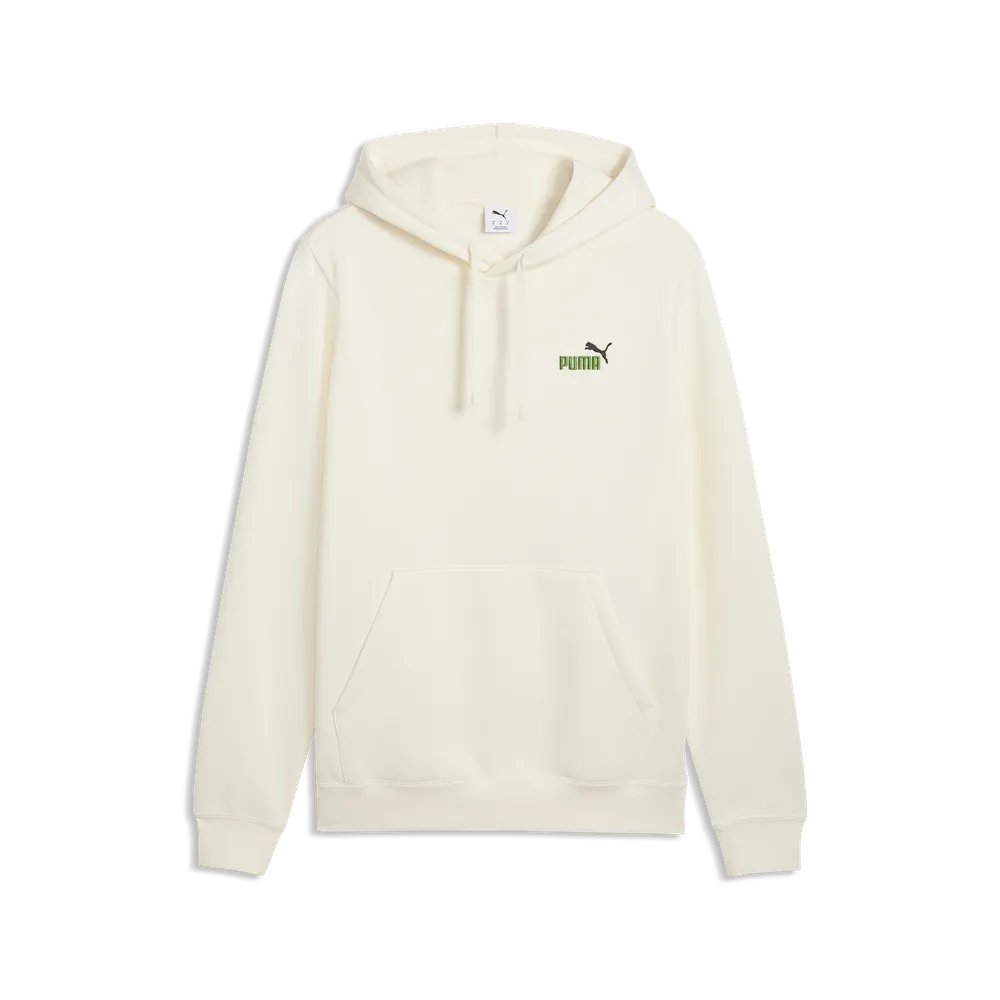 Felpa Essentials 2 Color Small No.1 Logo Hoodie Fleece - Bianco Caldo
