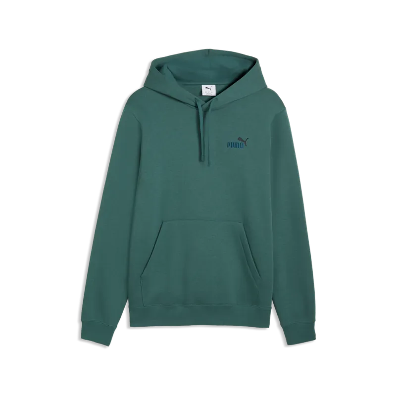 Felpa Essentials 2 Color Small No.1 Logo Hoodie Fleece - Verde Salvia