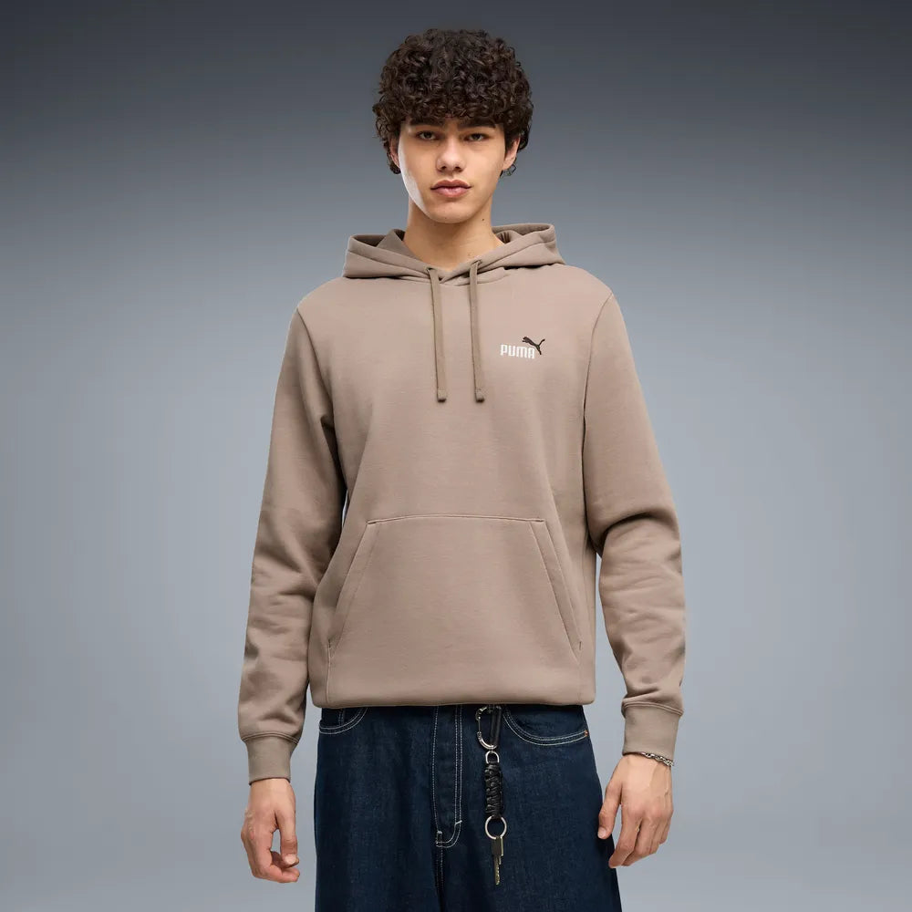 Felpa Essentials 2 Color Small No.1 Logo Hoodie Fleece - Grigio Topo