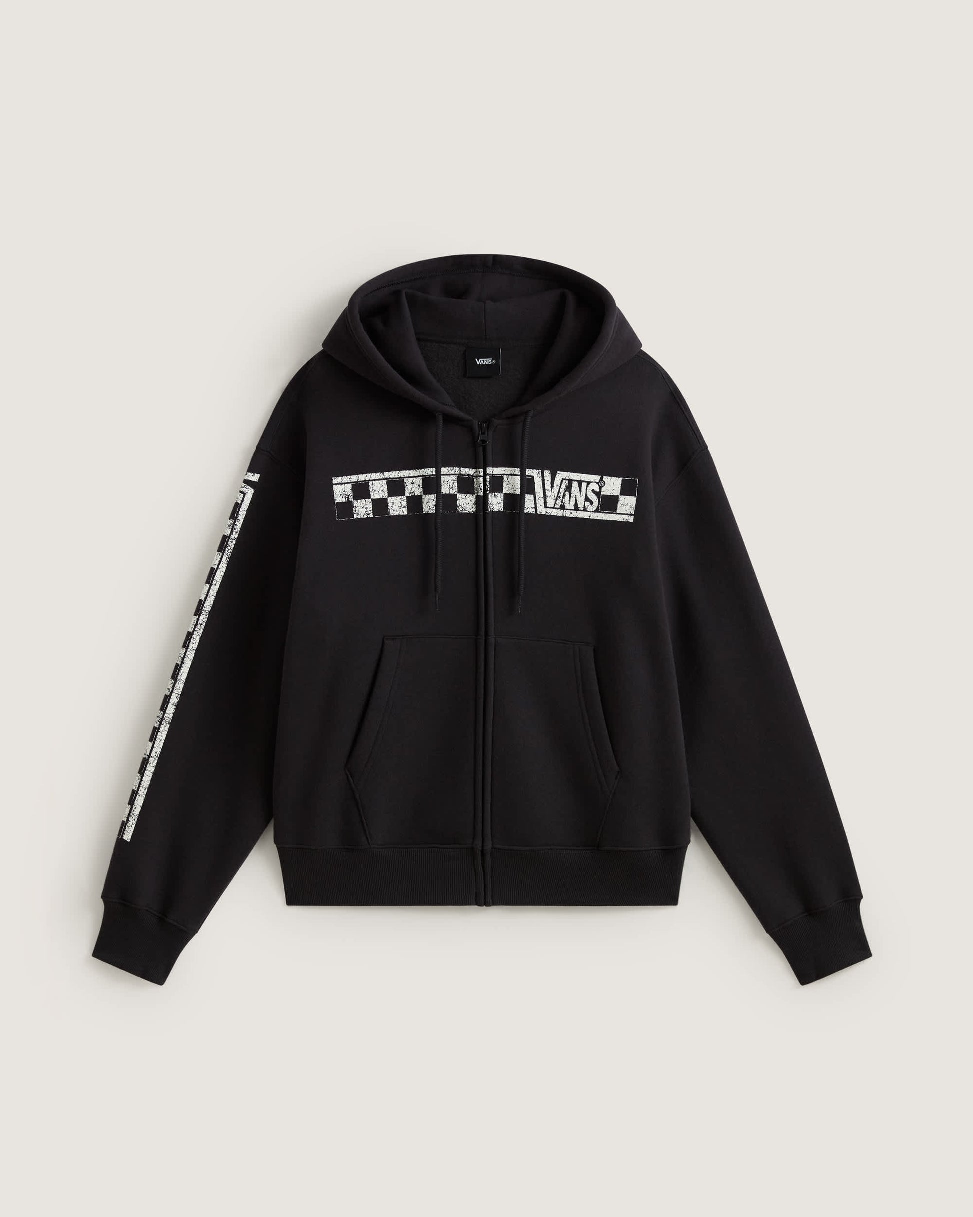 Felpa con Cappuccio e Zip Racing - Nero