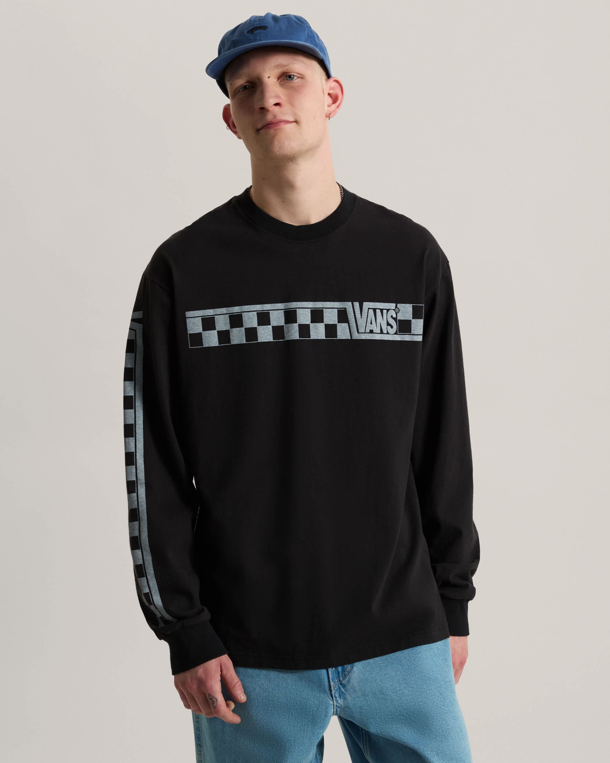 Maglia a Maniche Lunghe Racing - Nero