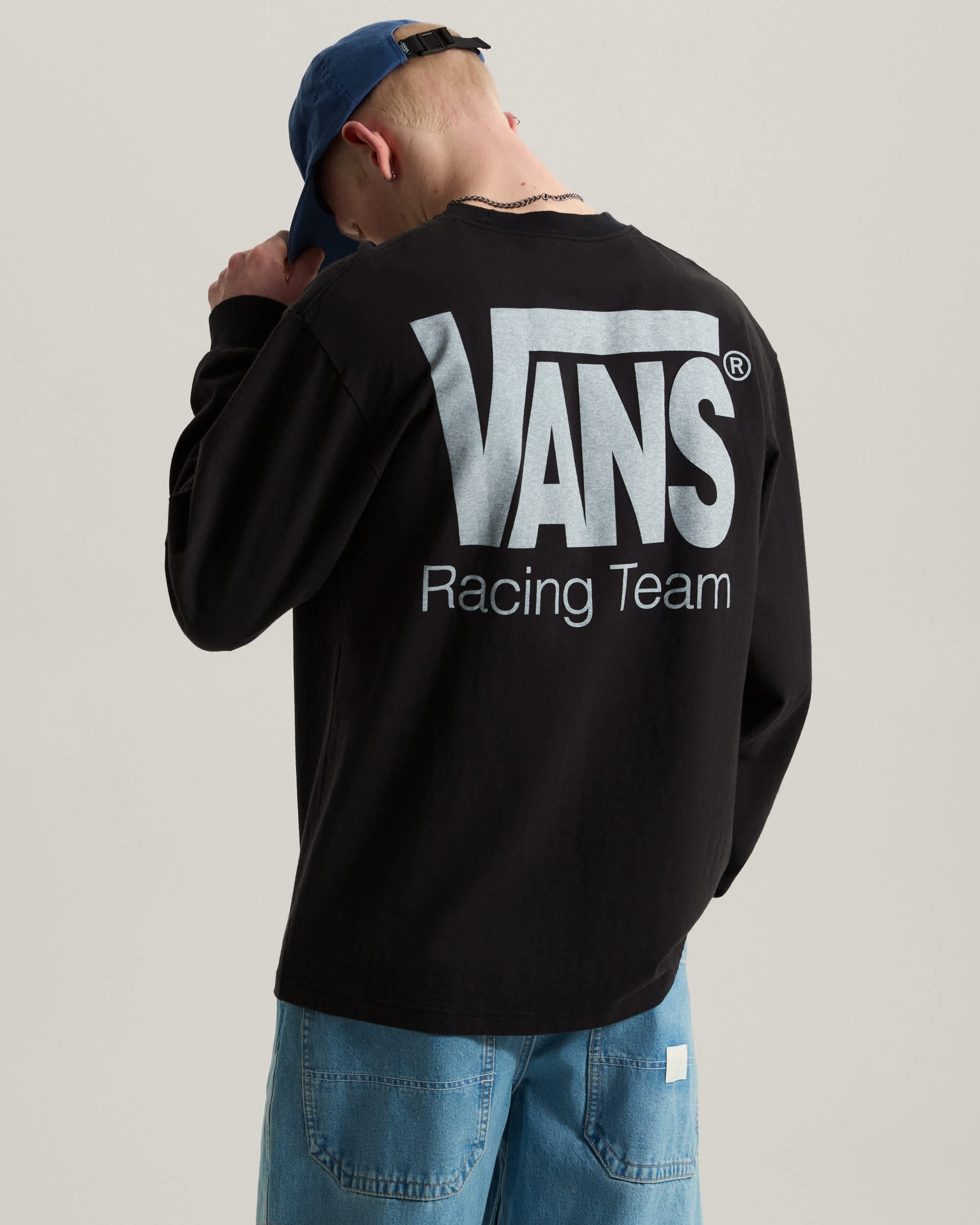 Maglia a Maniche Lunghe Racing - Nero