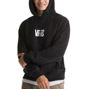 Felpa con Cappuccio Stretch Logo - Nero/Bianco