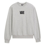Felpa Girocollo Stretch Logo - Grigio Melange