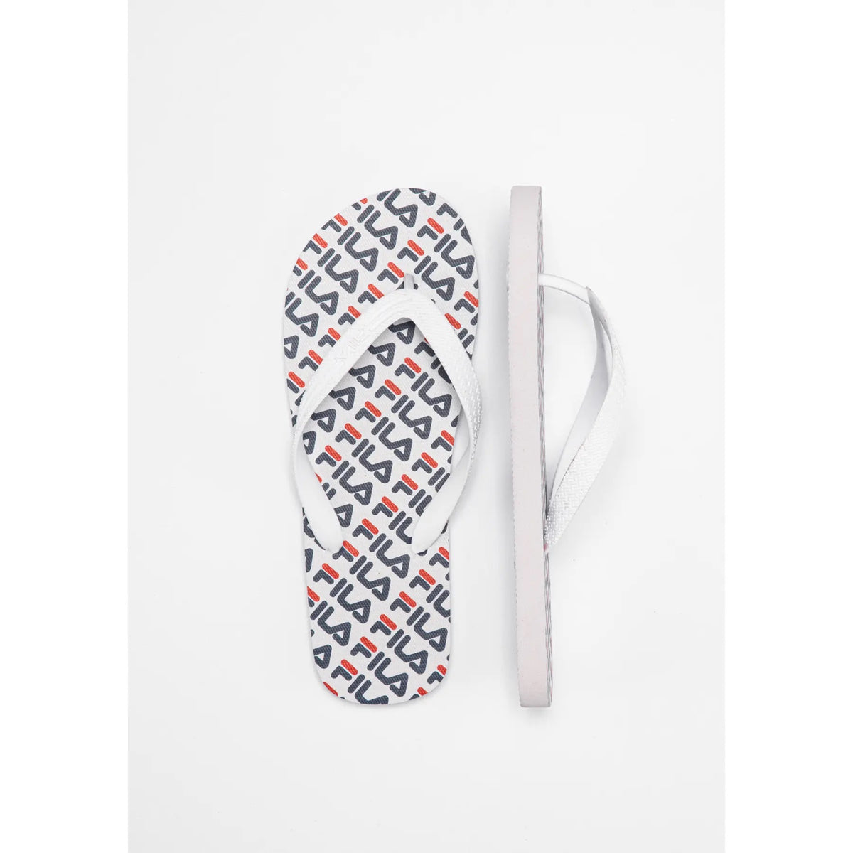 Infradito Troy Logo Bianco