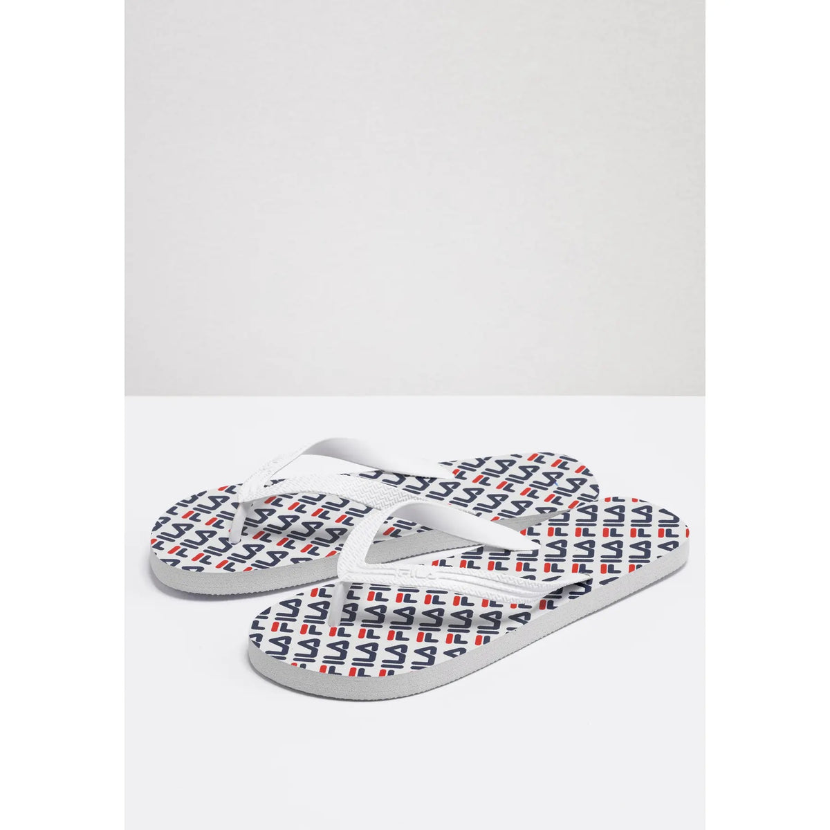 Infradito Troy Logo Bianco