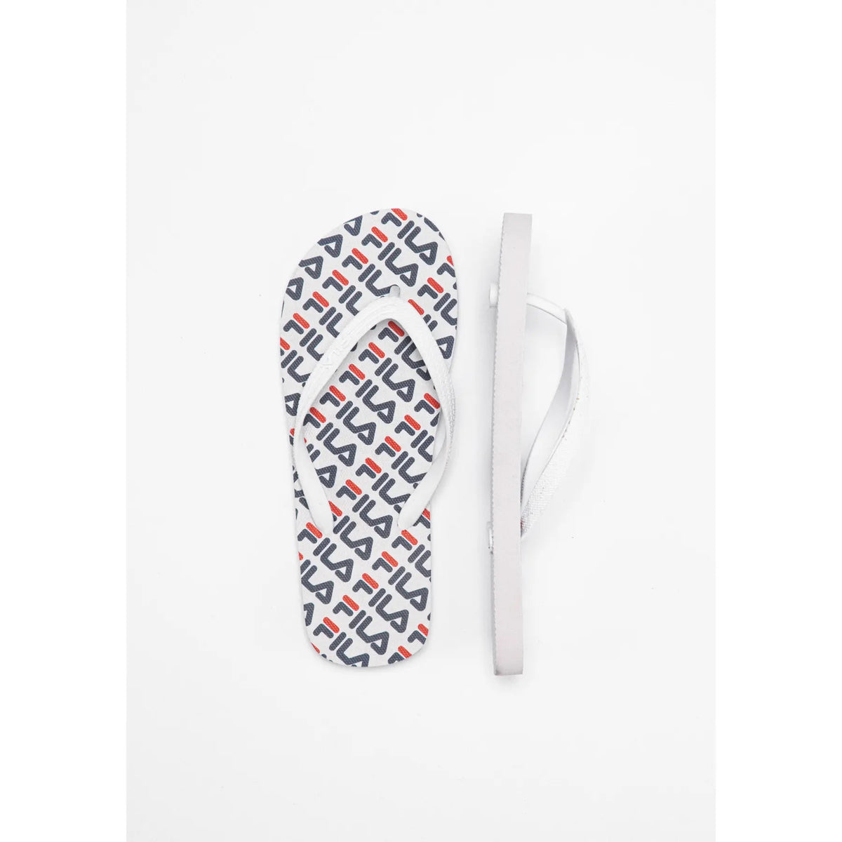 Infradito Troy Logo Bianco