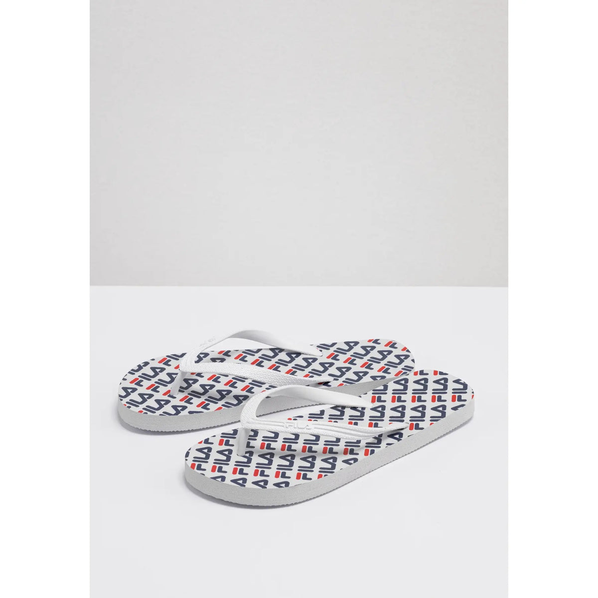 Infradito Troy Logo Bianco