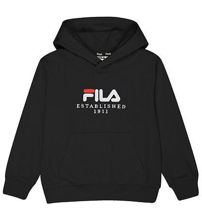 Fila Felpa Benna Regular Logo Black Nero