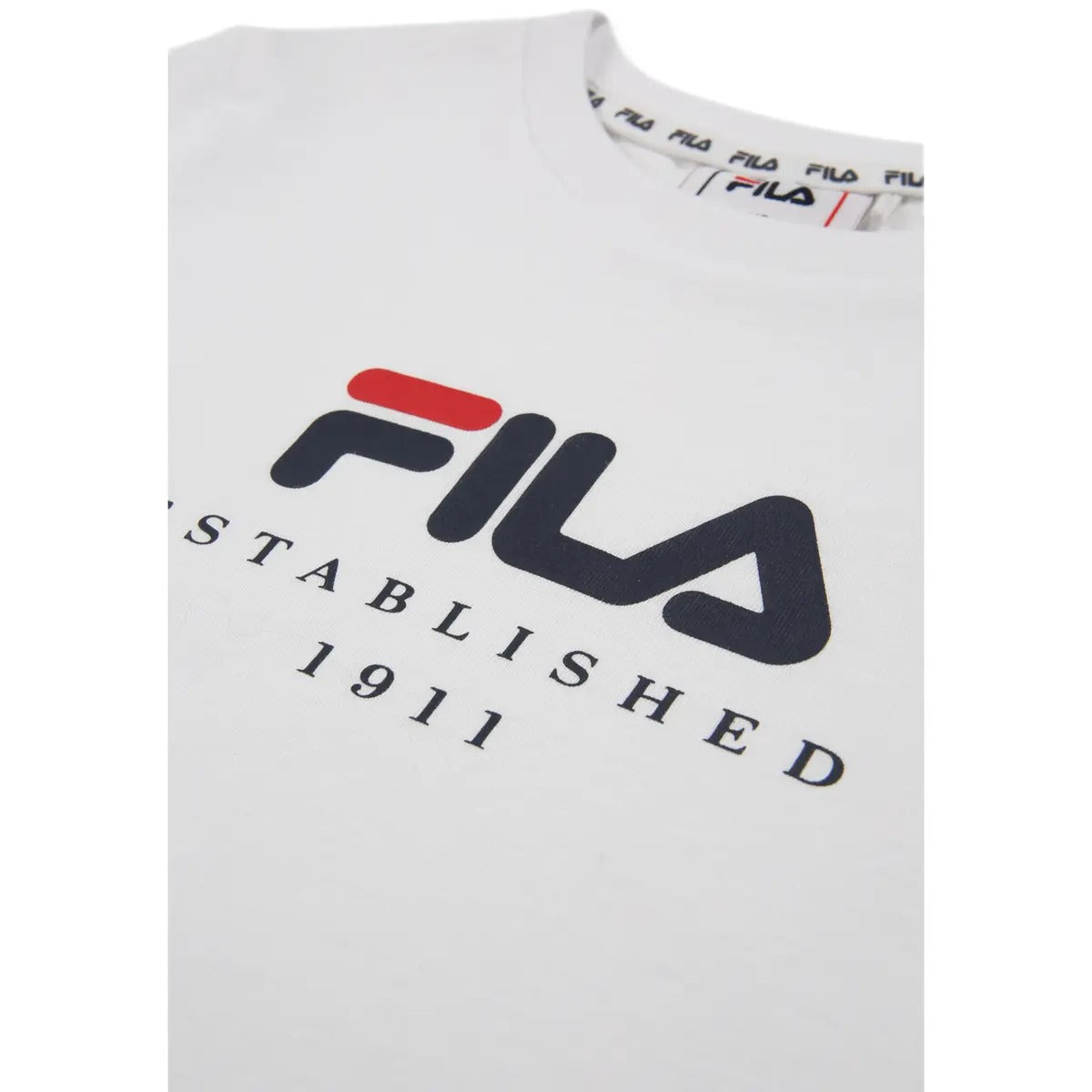 Fila T-Shirt Bright White Bianco