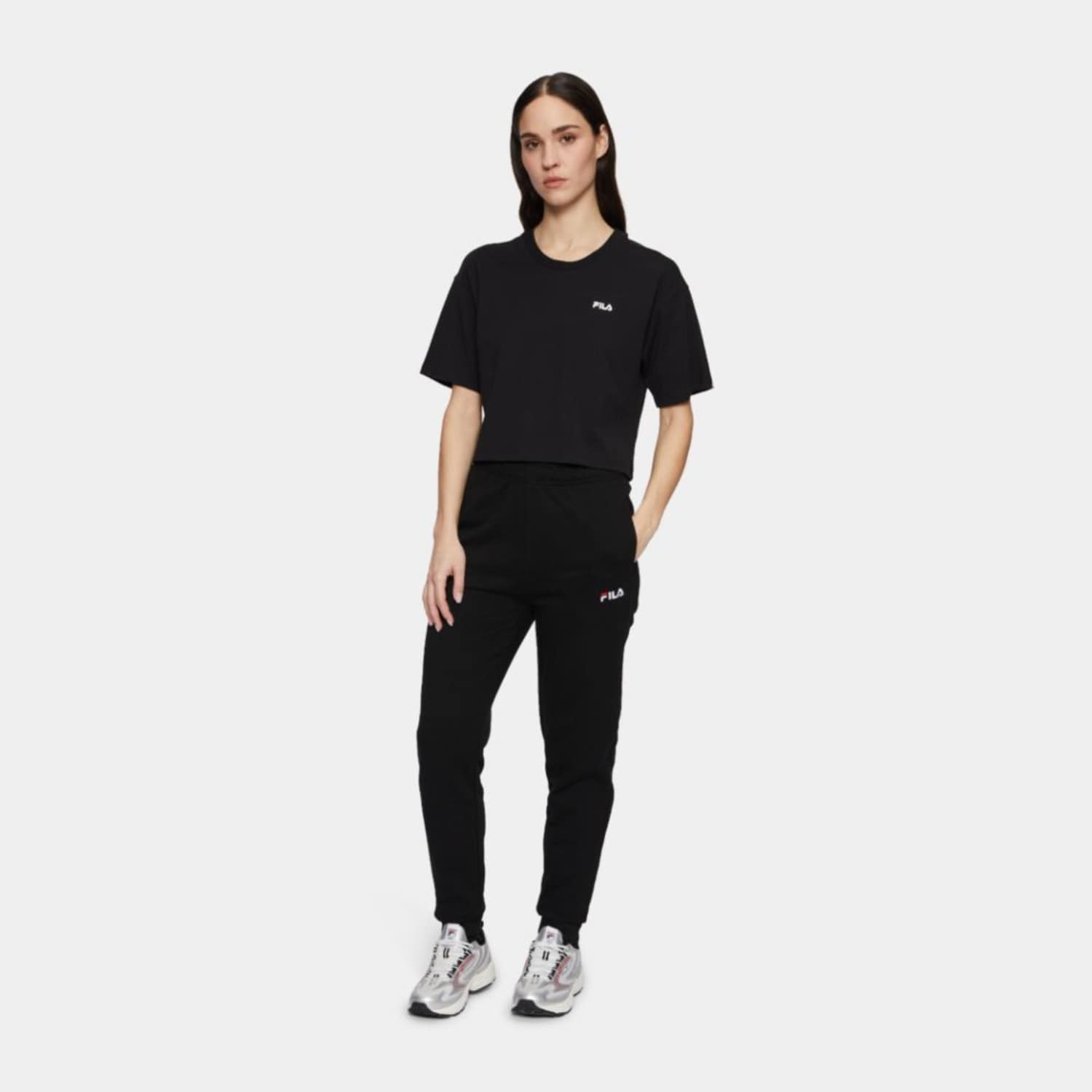 Fila Pantaloni Fitness Lucera Black Nero