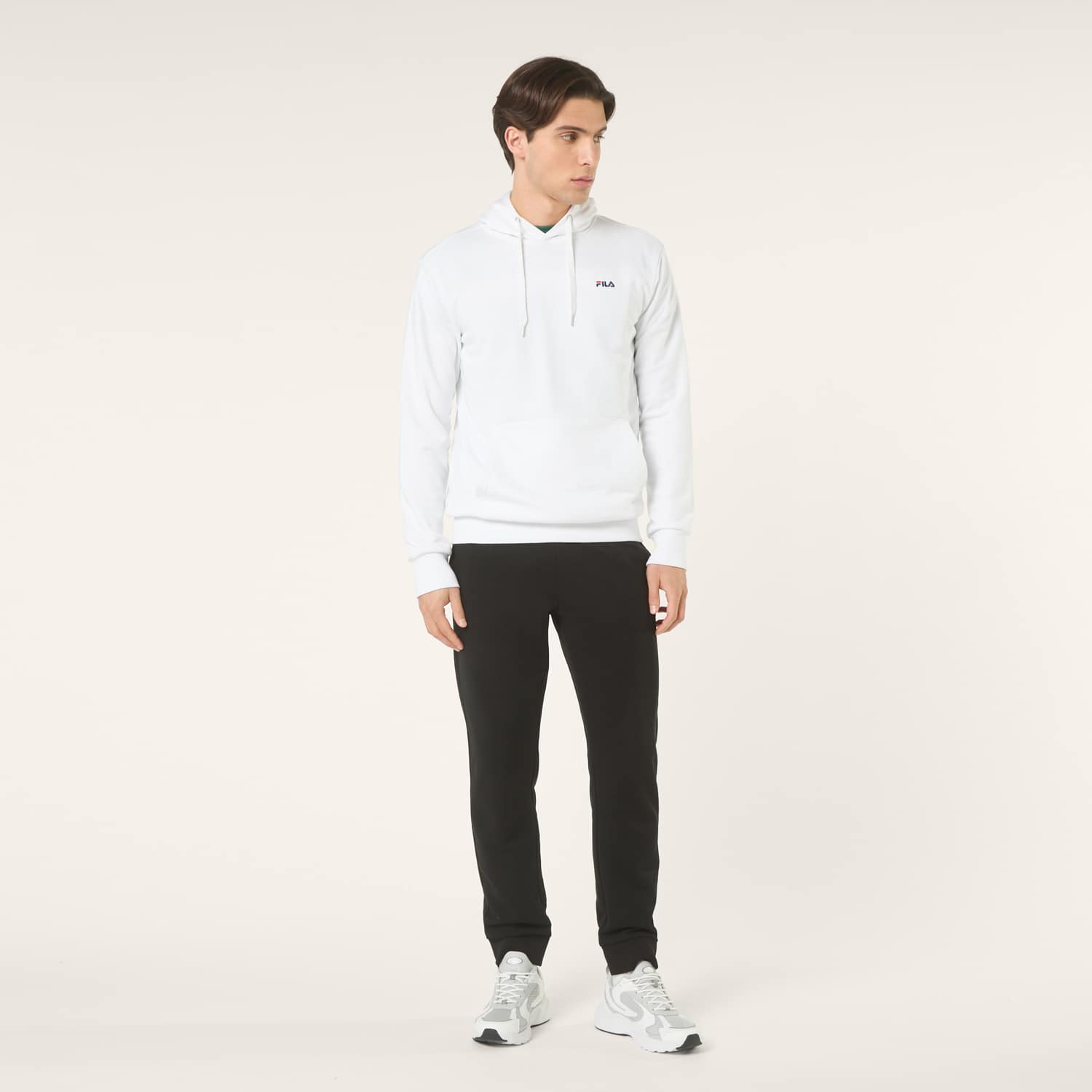 Fila Felpa Lumezzane Bright White Bianco