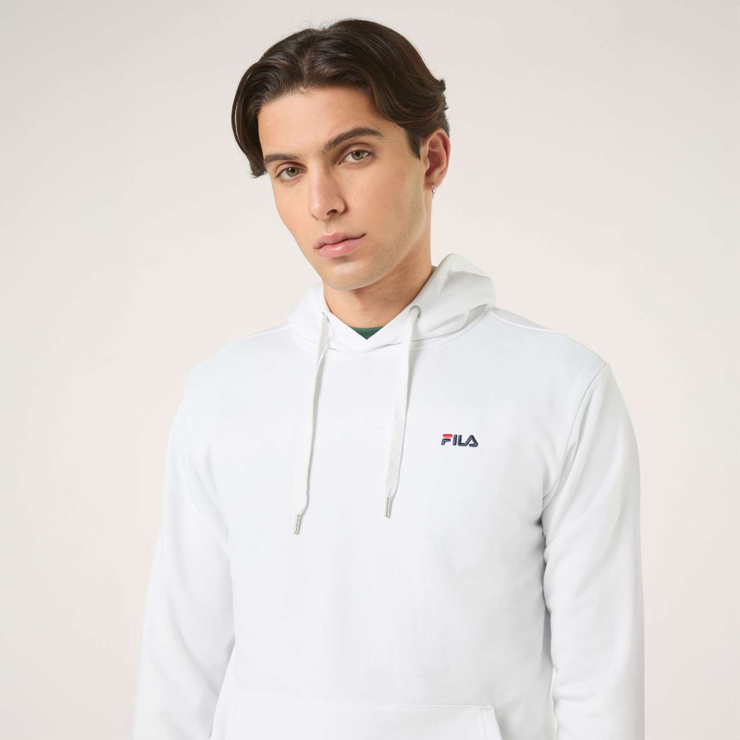 Fila Felpa Lumezzane Bright White Bianco