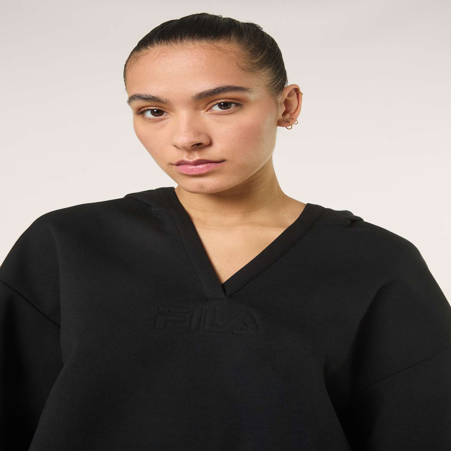 Fila Felpa Mezzana Nero Nero