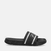 Fila Ciabatte Morro Bay Logo Nero/Argento Argento