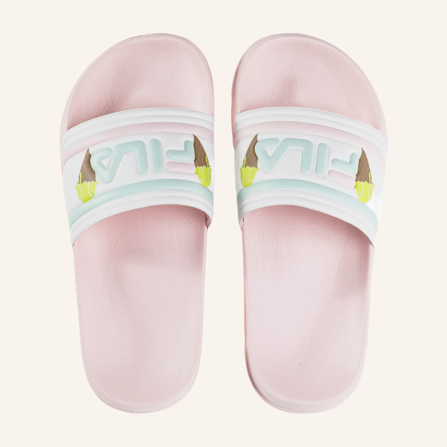 Fila Ciabatte Morro Bay Slipper JR Prism Pink / Iridescent Multicolor