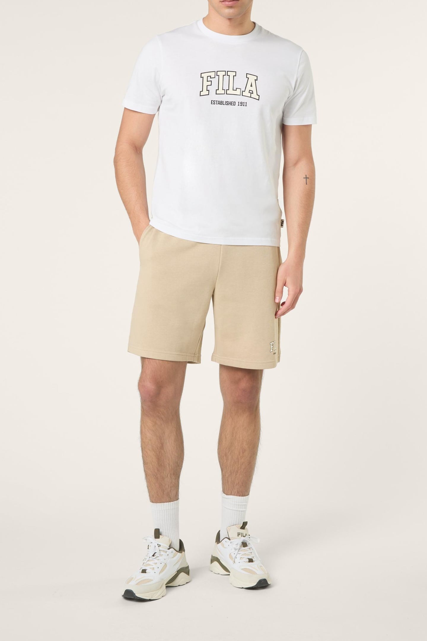 Fila T-Shirt Rifredi FAT0821 Bright White Bianco