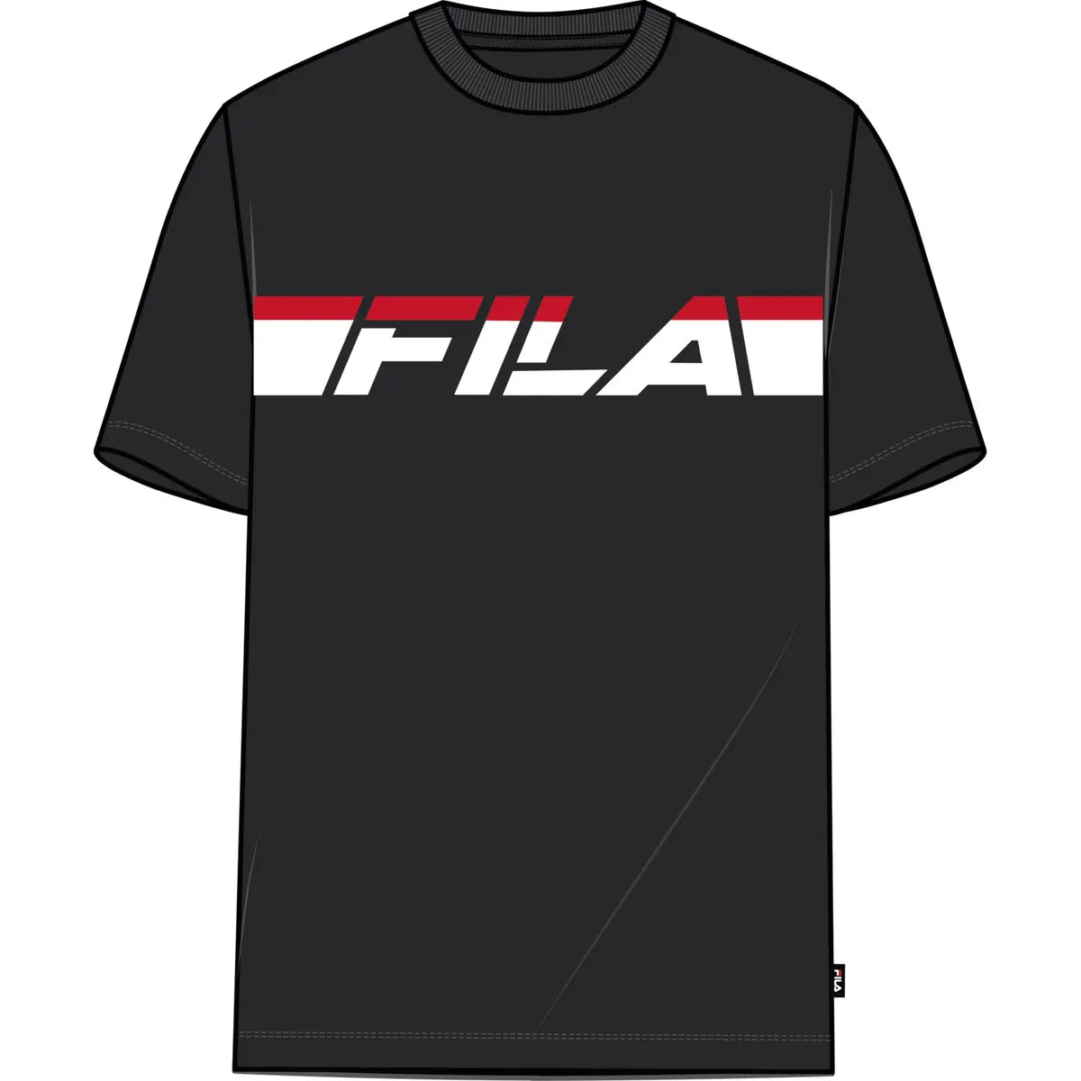 Fila T-Shirt Valversi Regular Graphic Nero Nero
