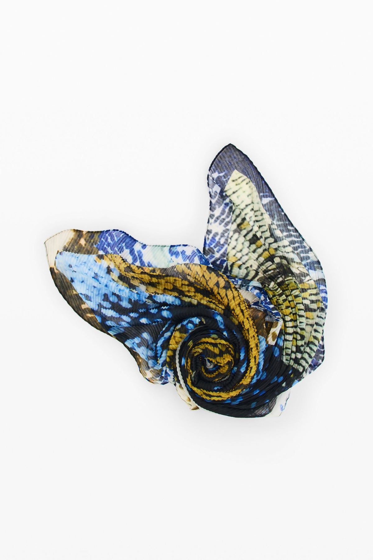 Foulard Rettangolare Stampato - Nero